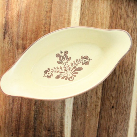 Set of Two/Pfaltzgraff Au Gratin Dishes/Village Pattern - Picture 1 of 3